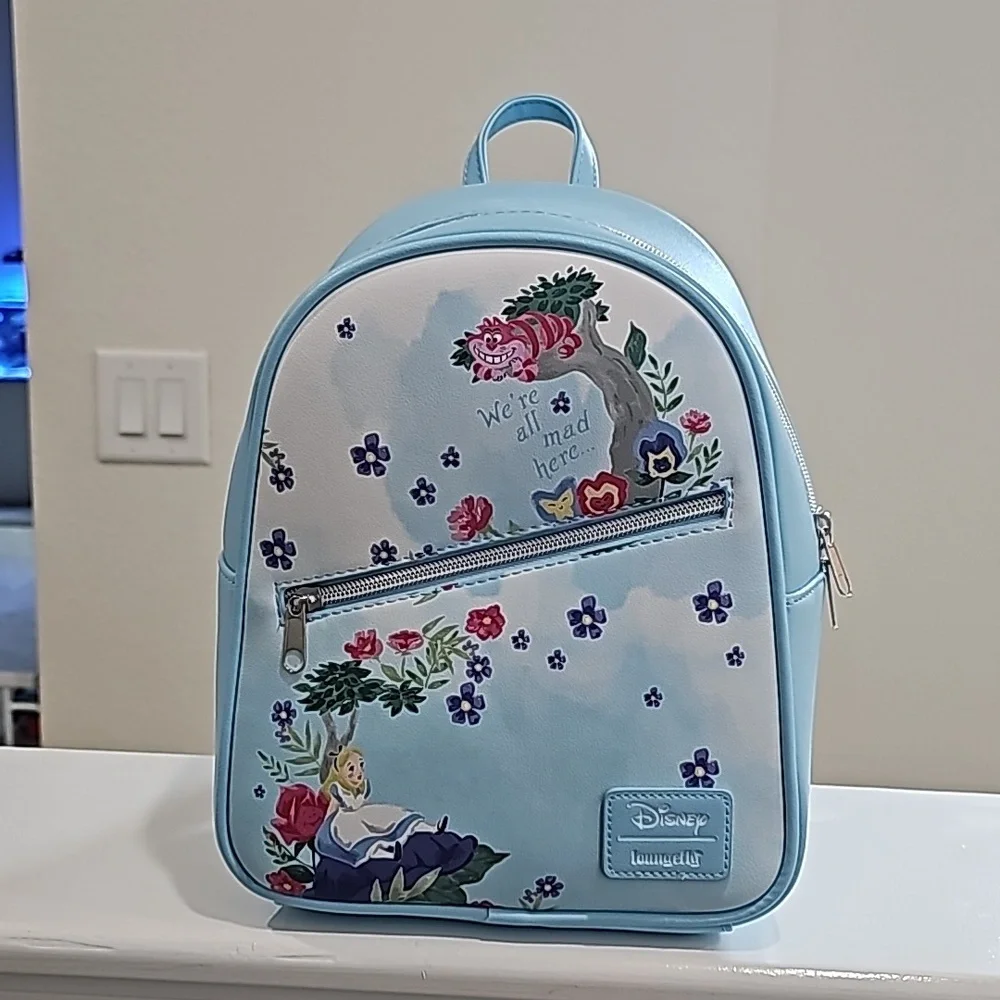 Loungefly Disney Alice In Wonderland Watercolor Mini Backpack